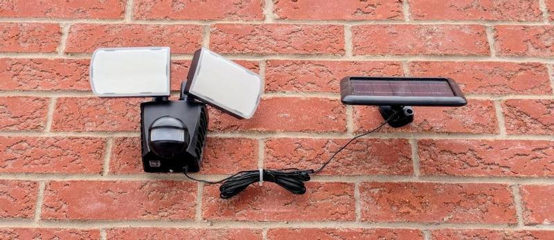 As installed facing my fenced off backyard patio that is empty now with no movement