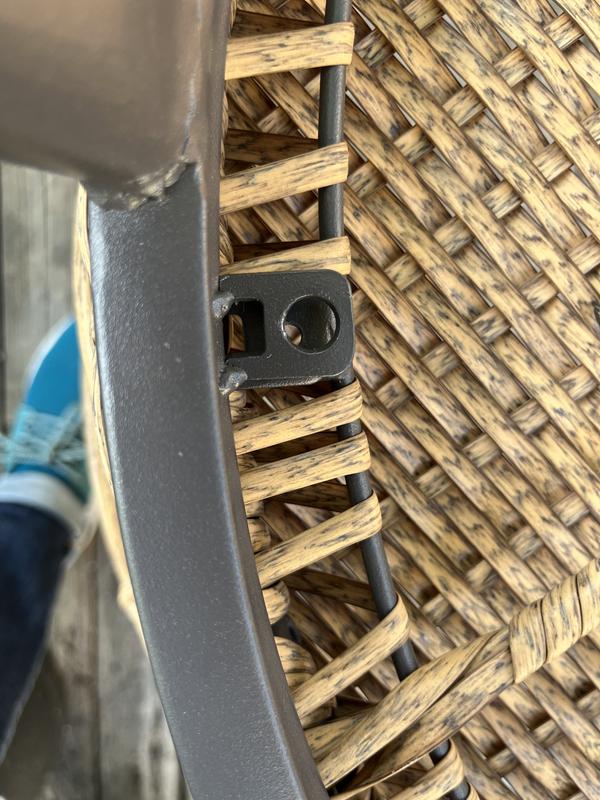 Misaligned attachment holes