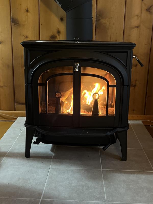 All the tiles for the hearth pad had to be cut on two sides in order to fit the chosen area evenly. Over 50 cuts in all to do the entire hearth pad.