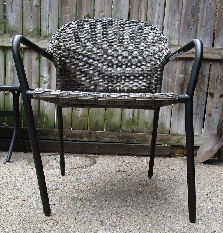 Warped leg on Breton Barrel Back Dining Chair.