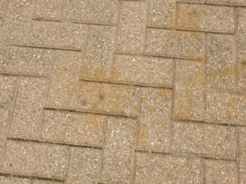 The leaking liquid caused orange stains on my interlocking brick driveway.