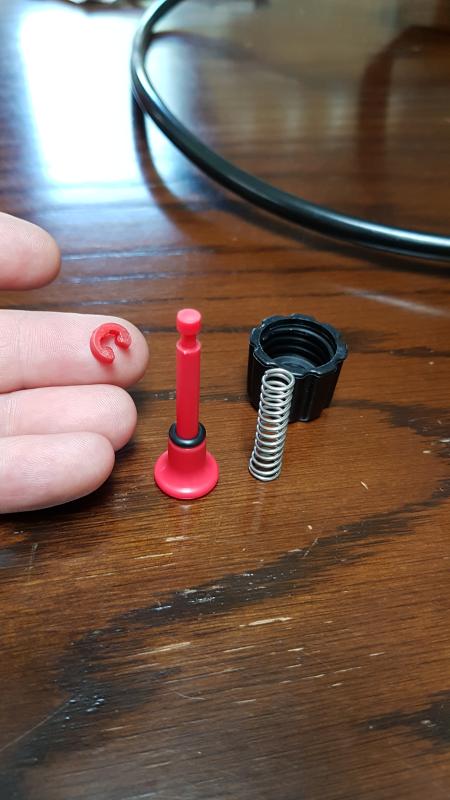 Chintzy plastic snap ring