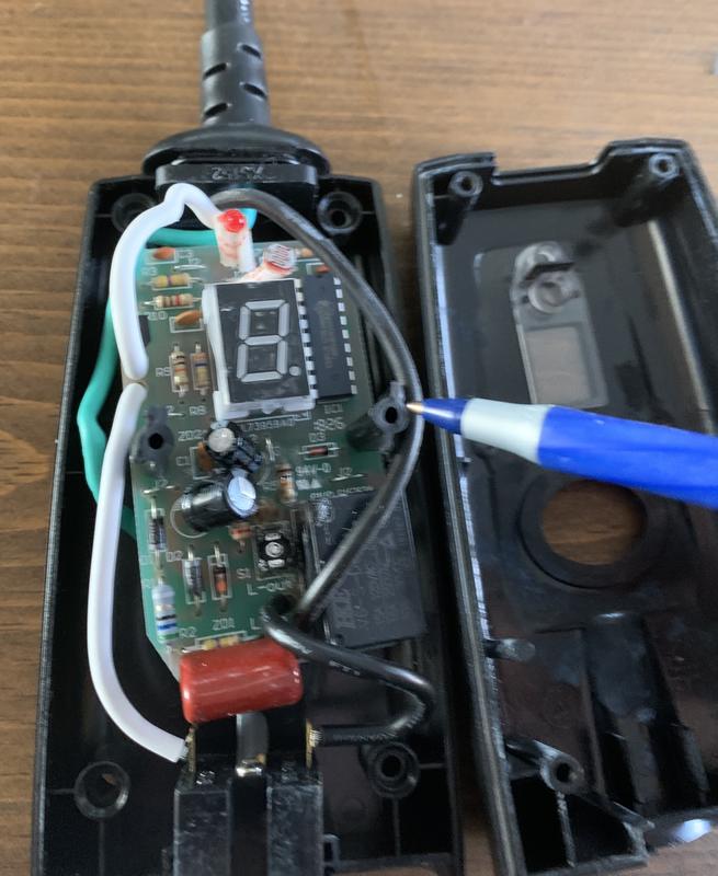 Plastic standoffs from the circuit board to the case broke. Very cheap.