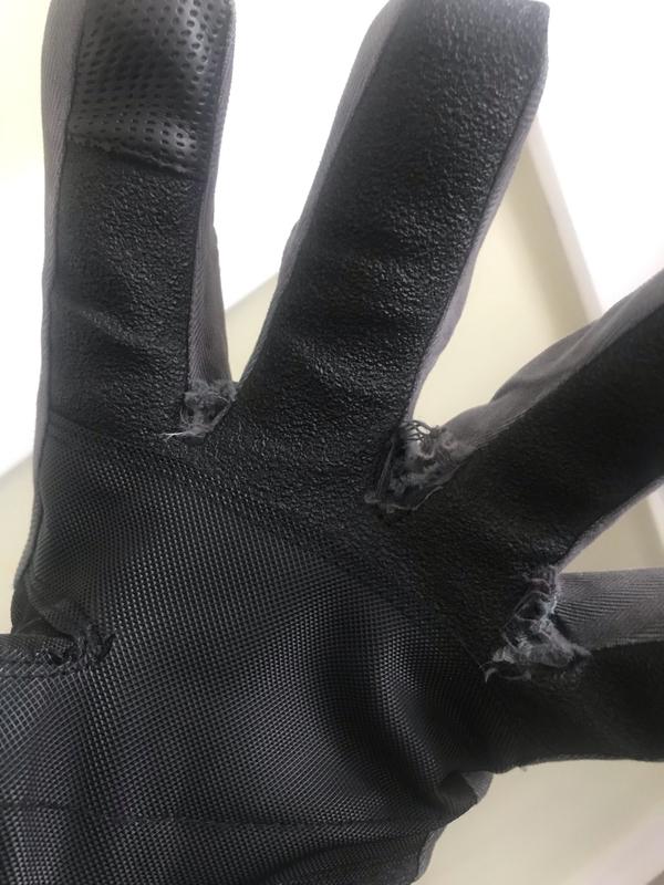 Lousy stitching job....