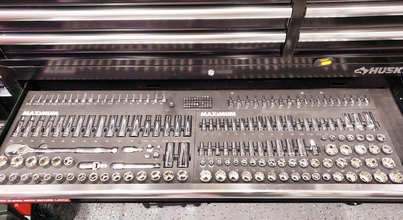 On a Husky Drawer Tool Chest