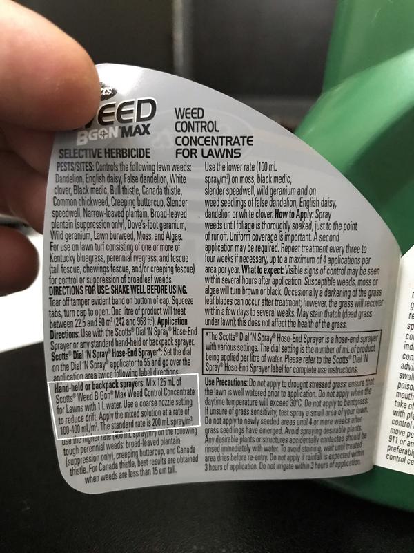 Doesn't affect CRAB GRASS, and if you are going to need a lot of this stuff.