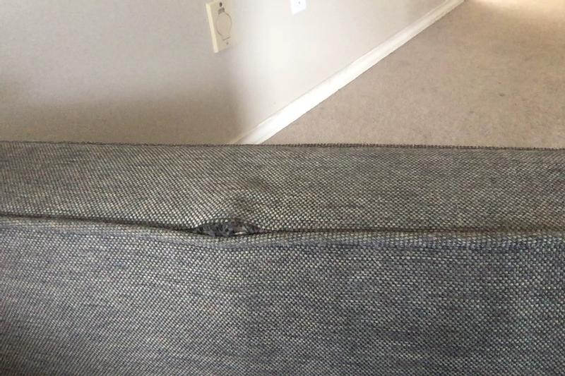 More seams coming apart