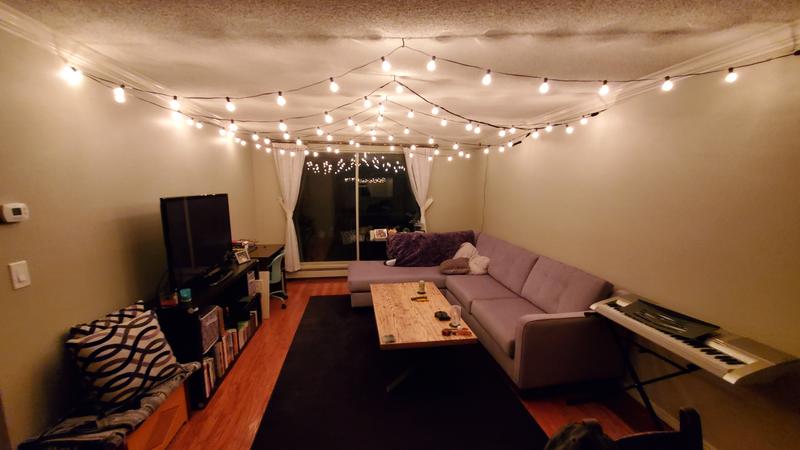 No lights in this old apartment