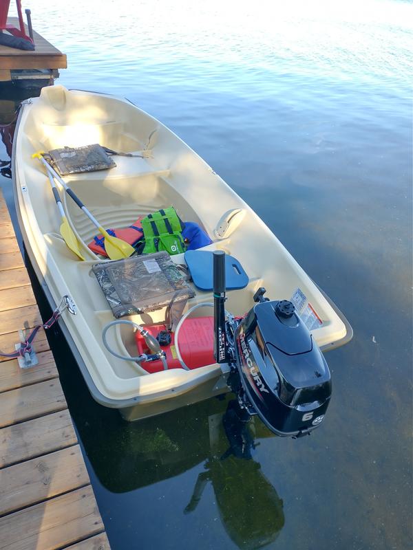 I wouldn't put anything heavier than a 6hp on it!