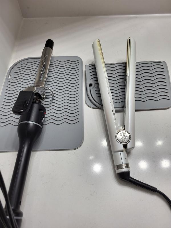 Tapis de coiffure en silicone résistant à la chaleur For Living pour outils  à cheveux