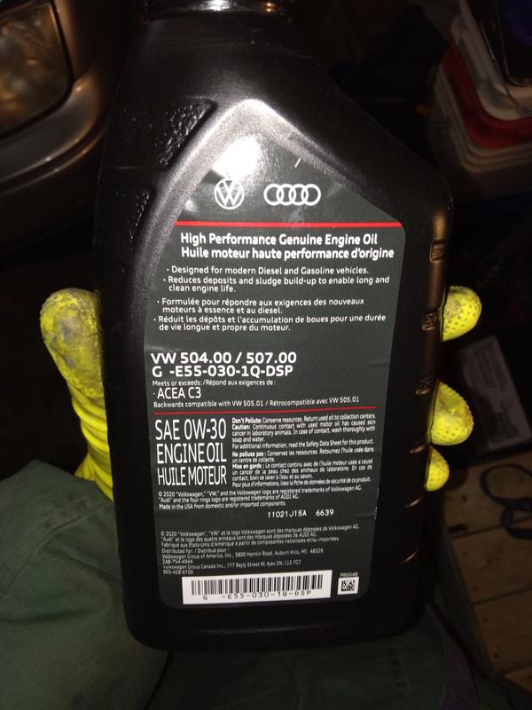 OEM Dealer TDI oil
