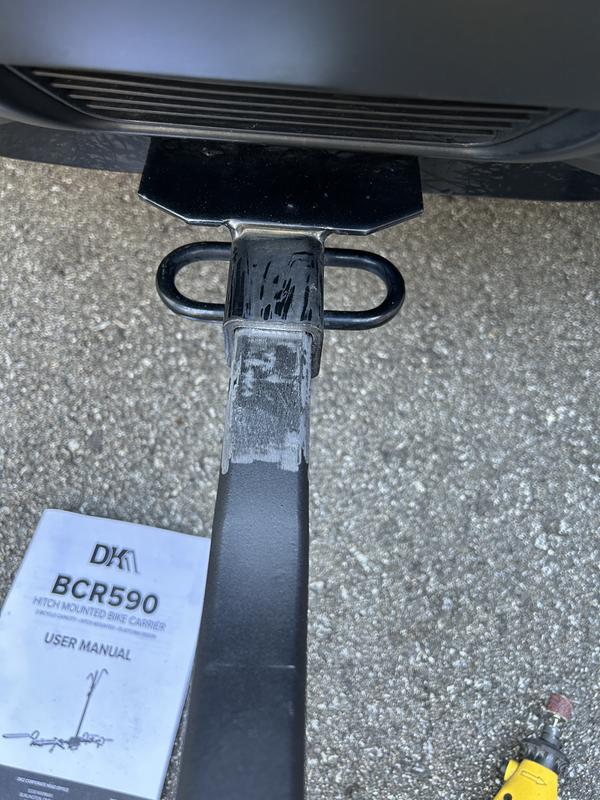 Comparing my own receiver and bike rack receiver