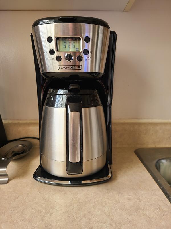 Black Decker Programmable Coffee Maker w Thermal Carafe