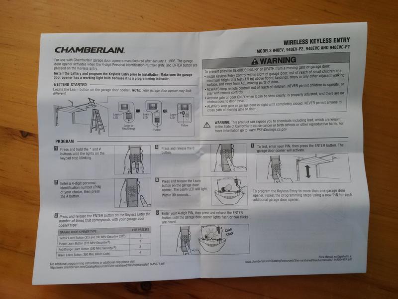 Written instructions