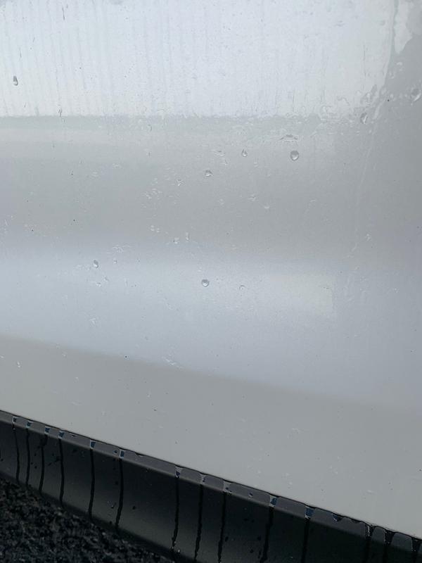 After sitting on paint for 5 minutes