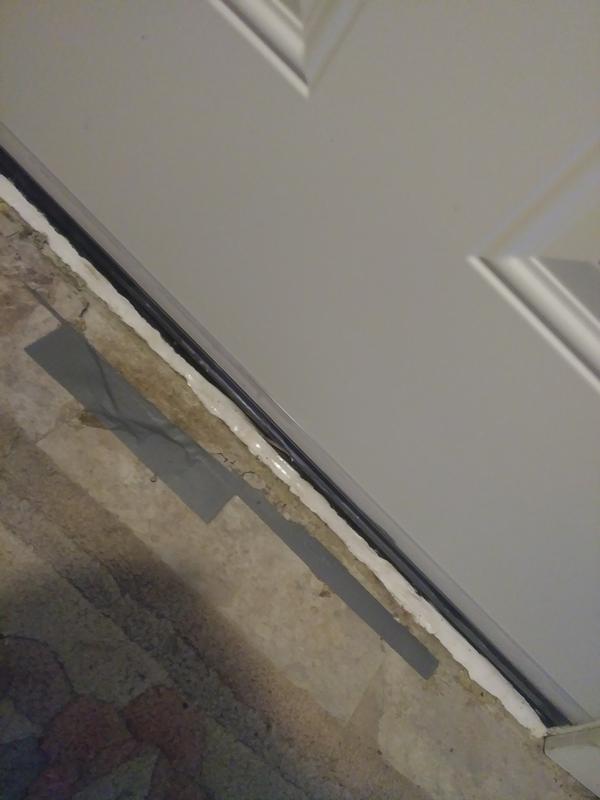 It's clear black is my doorstop.