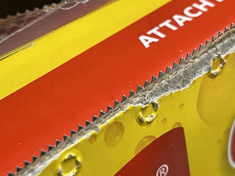 This kind of blade was not secure