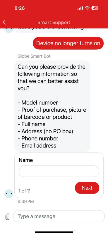 There is no reason to need all of this personal info to answer a question.