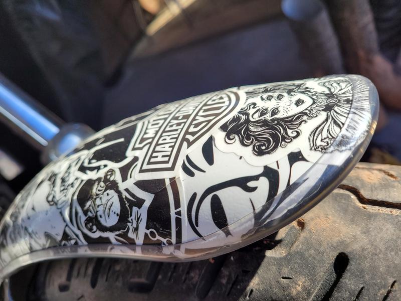 Front of front fender