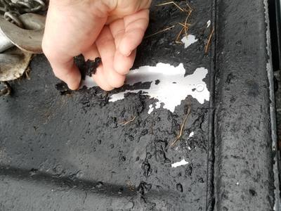 Peeling off with finger