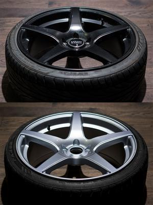 Before and After - VMR 705 Matte Black to Hyper Silver
