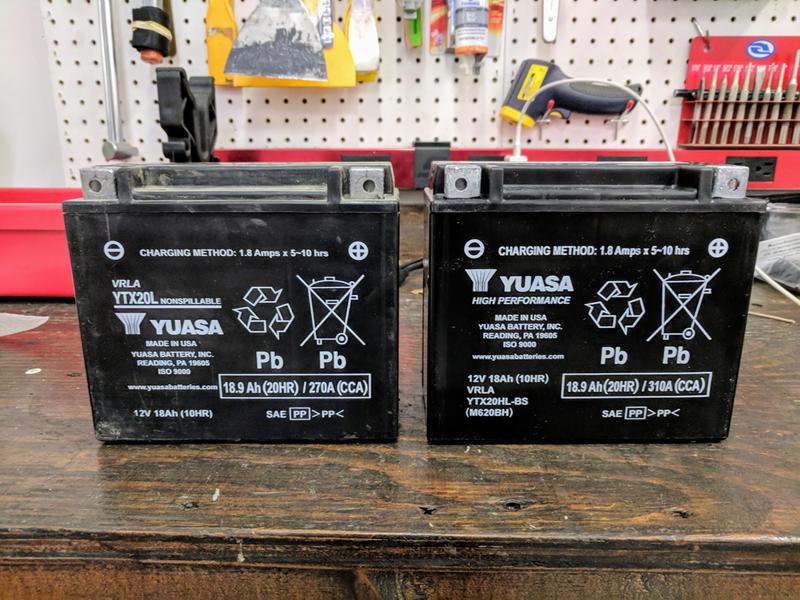 YTX20 series ATV battery fits