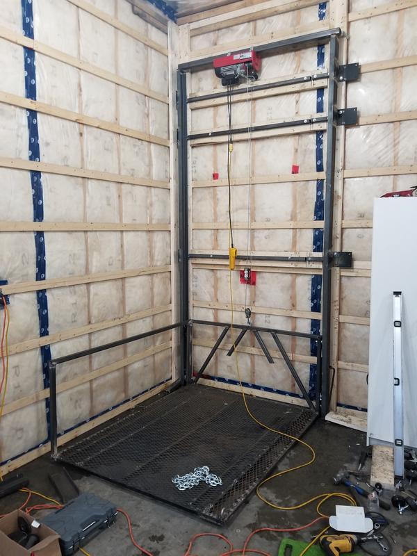 Jai pris ses roulettes pour mon élévateur