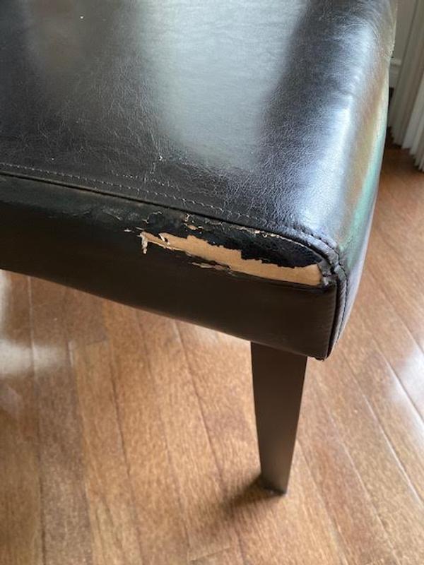 Bonding failure on seat