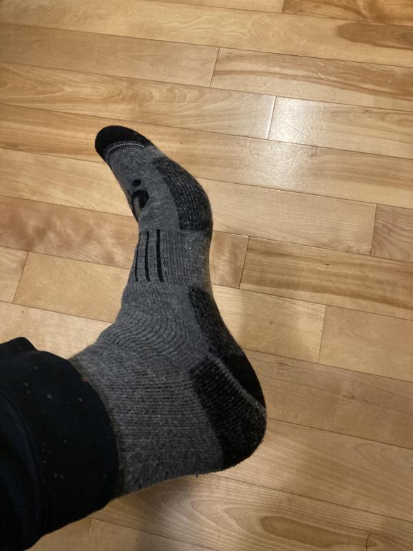 No rubber boot on my foot.