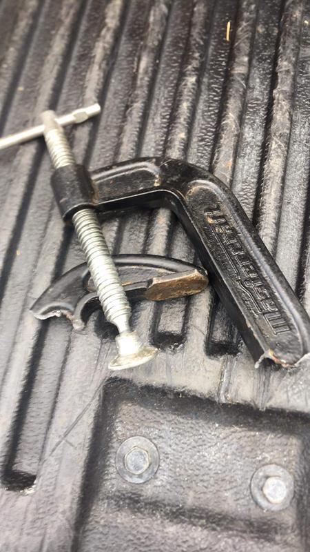 Broken 4” C-clamp