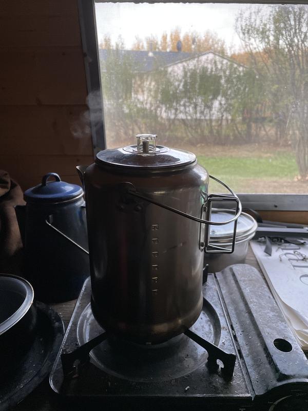 Woods™ Outset Aluminum Camping Coffee Percolator, 20Cups Canadian Tire
