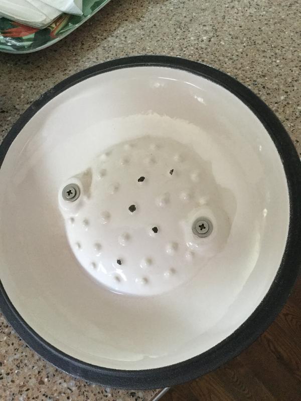 My chipped Kitchen Aid casserole lid