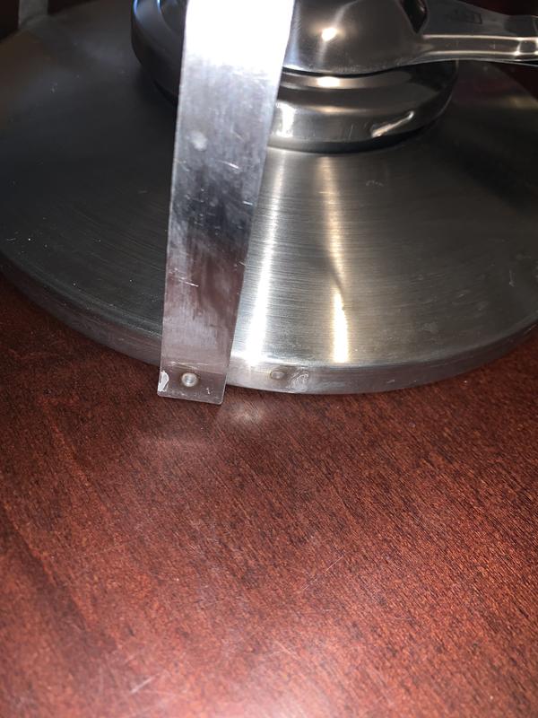 The weak attachment points that broke.