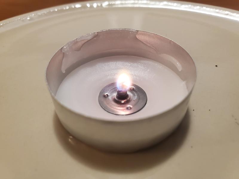 4 hr 20 min burn, prior to self extinguish