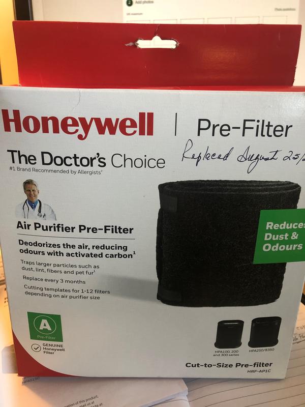 I definitely prefer the original one which came with the Honeywell Hepa Air Purifier. Was much thicker and did not had to cut it to fit into the machine. Won't buy this this product again.