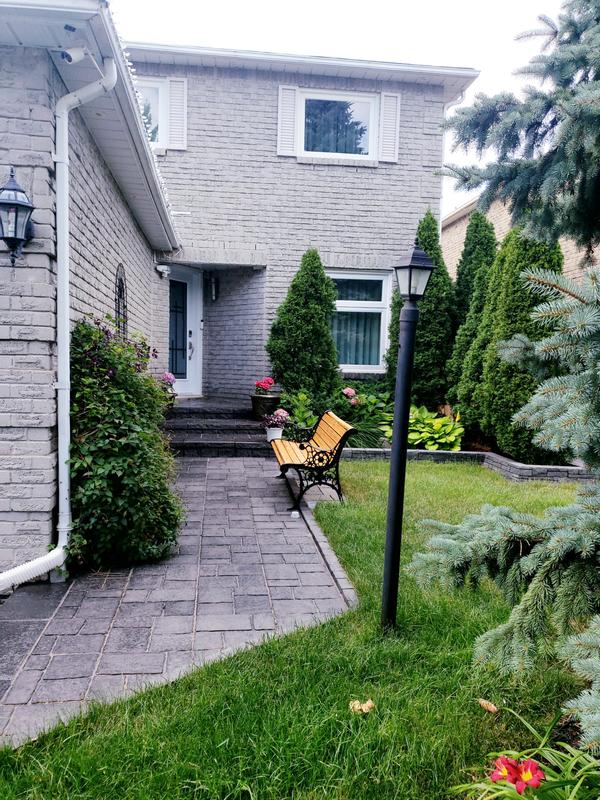 I used it for a bench on my front yard. You can see how the colour of the wood (cedar) changed! It exceeded my expectation.