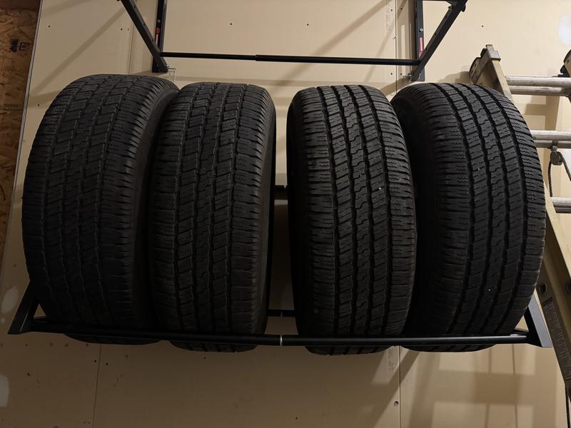 Ram 1500 classic wheels on rack