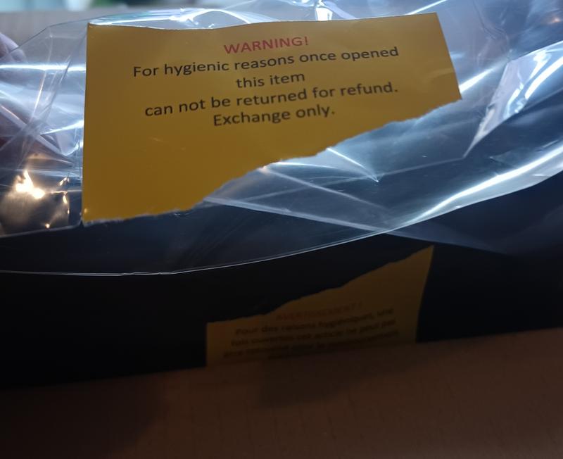 Inner bag seal was broken