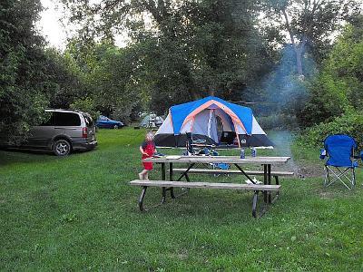 1st camping trip with tent!