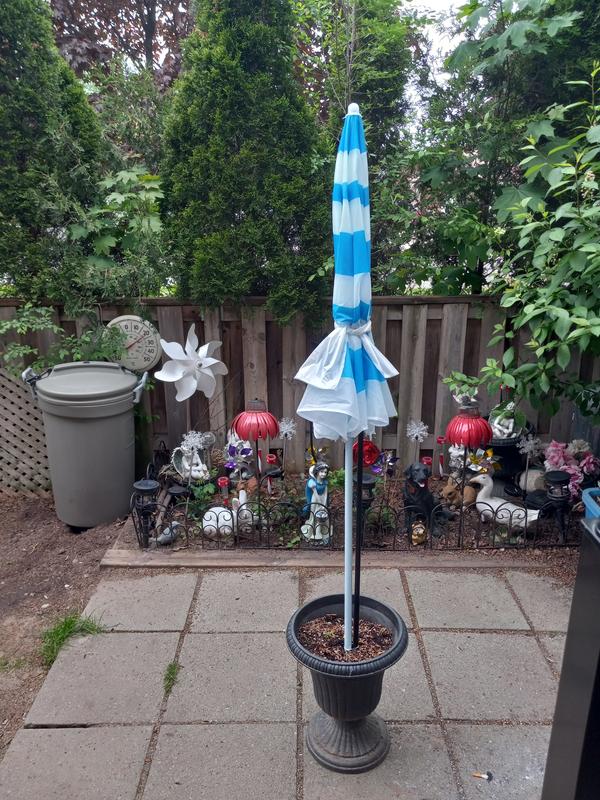 Beach umbrella is my patio umbrella.