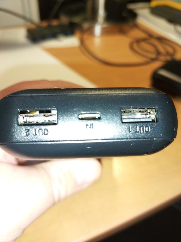 Ports are barely in the hole.  One is unusable.  Who has/uses USB Micro now???