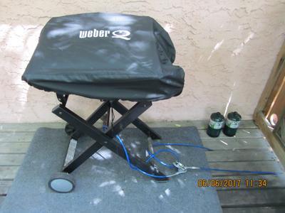 With the Weber Grill Cover