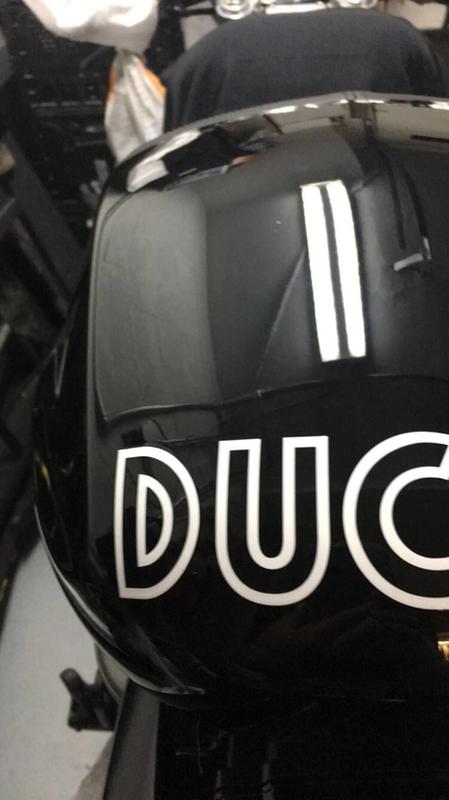 Foot scuffs (from mounting on my motorcycle) completely removed on my seat cowl.