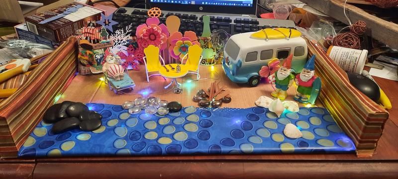 L'arrivée sur le cadre de la fenêtre de Maman