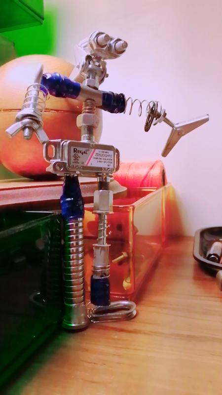 Avec Robert le robot!