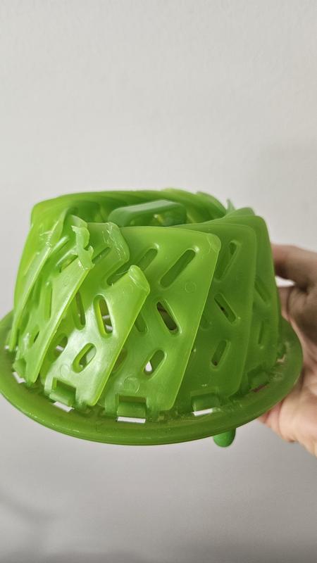 Melted veggie steamer.