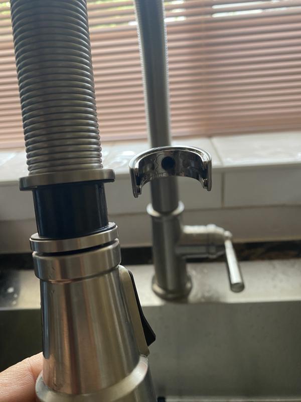 Faucet holder was a cheap plastic that broke.