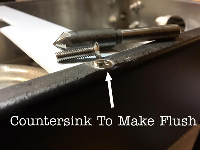 Countersink 4 of these screws for unit to fit flush to the wall.