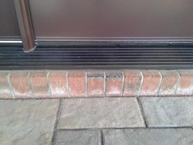 What calcium chloride does to brick