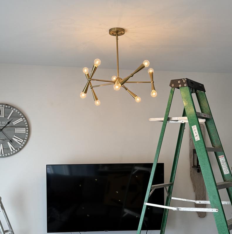Just installed with 1 rod & checking lights